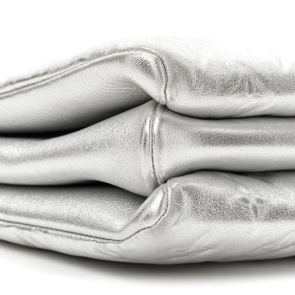 Louis Vuitton Metallic Lambskin Embossed Monogram Coussin BB Silver 10 of 12