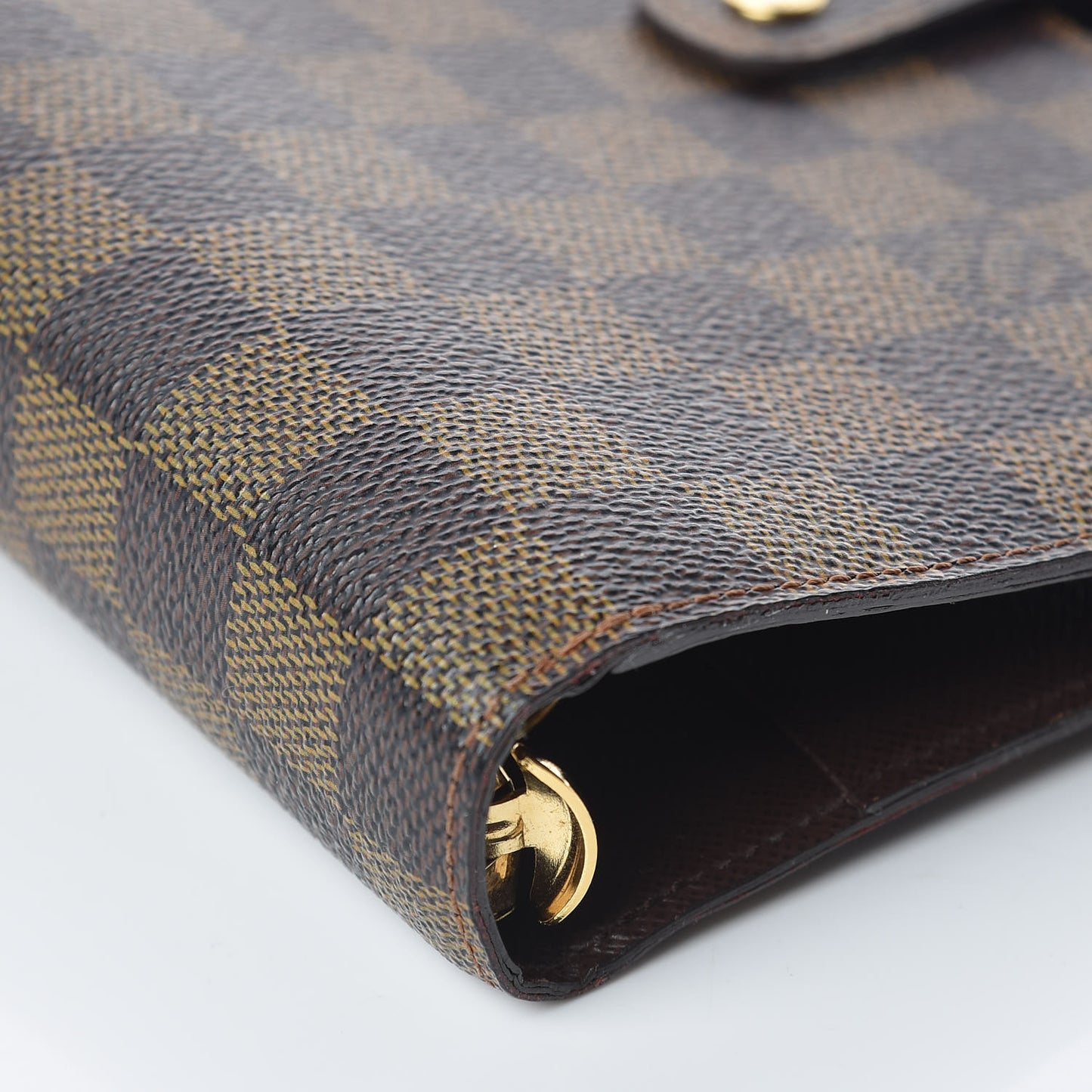 Damier Ebene Medium Ring Agenda Cover