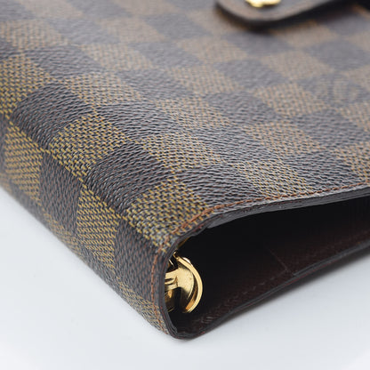Louis Vuitton Damier Ebene Medium Ring Agenda Cover 5 of 15