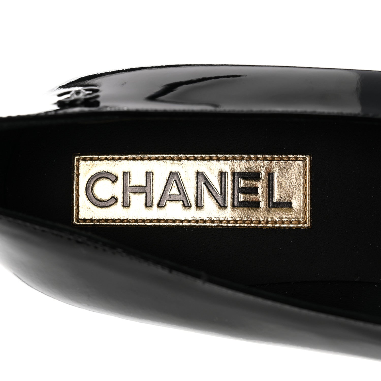 Chanel Patent Pumps 39.5 Black 7 of 9