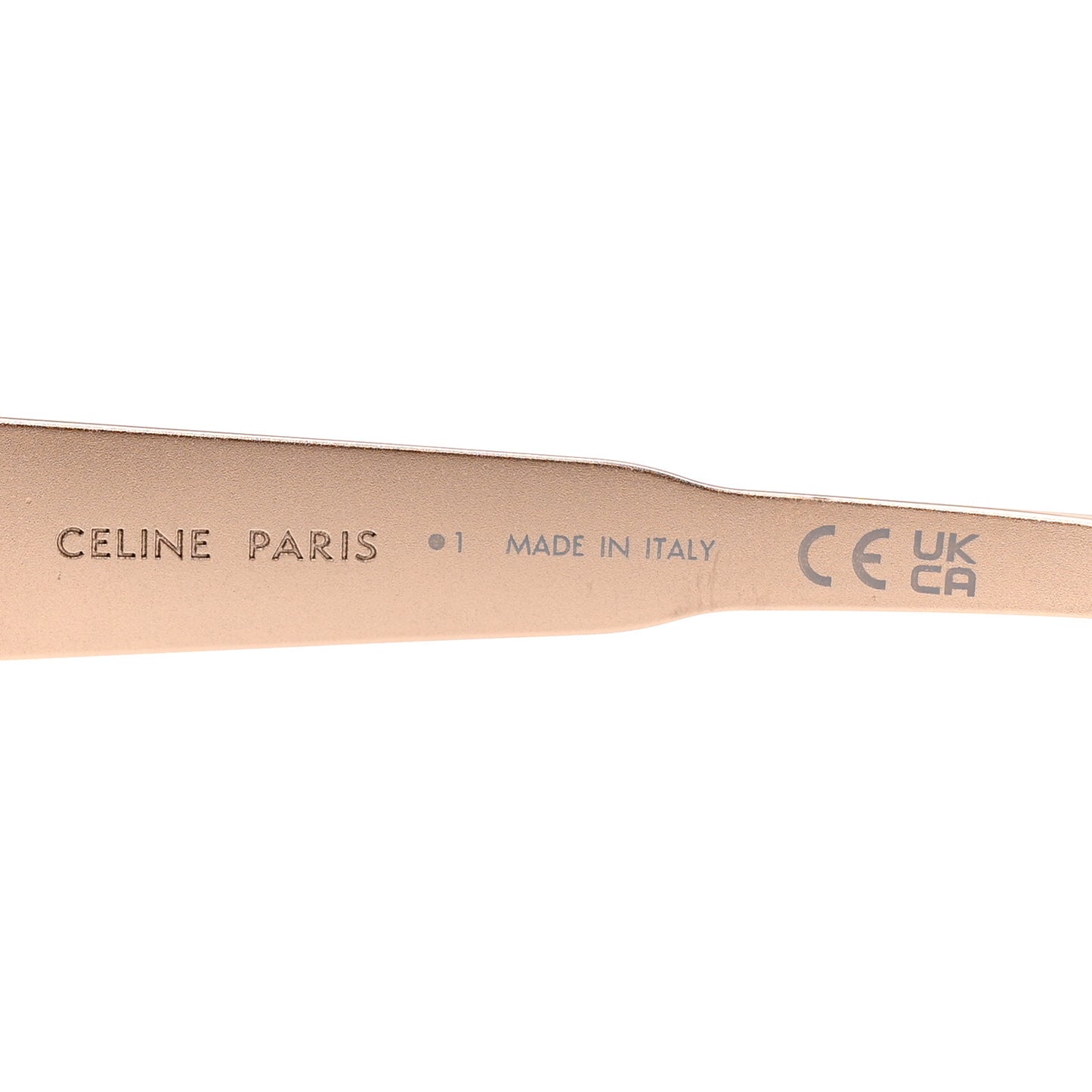 Metal Triomphe 01 Sunglasses CL40235U Rose Gold Brown