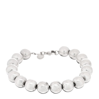 Tiffany Sterling Silver 10mm HardWear Ball Bracelet 1 of 3