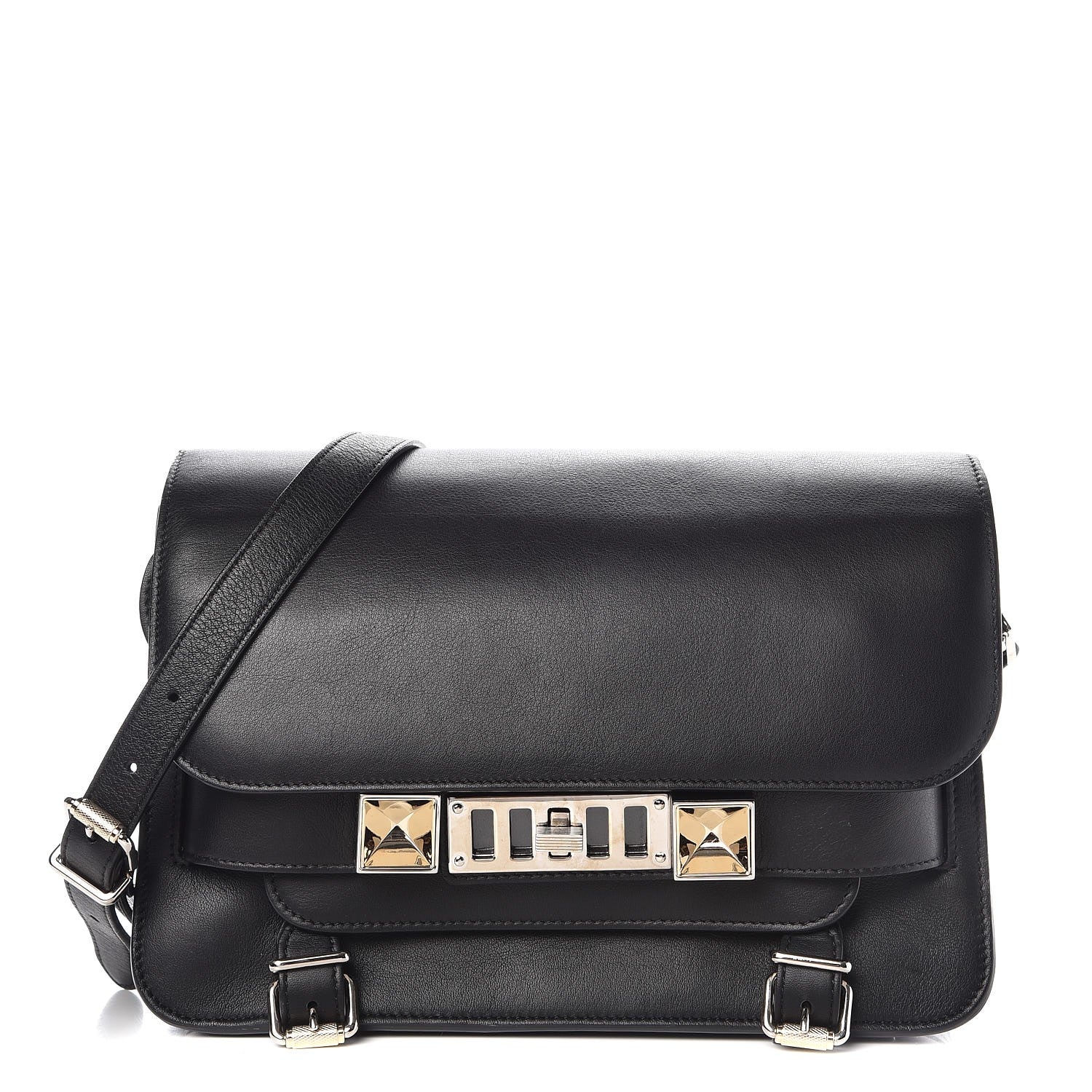 Proenza Schouler Calfskin PS11 Classic Shoulder Bag Black 1 of 8