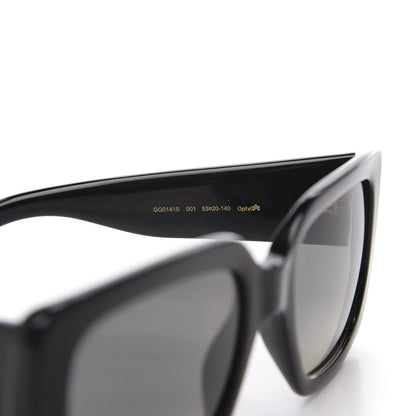 Gucci Acetate Square Frame Sunglasses GG0141S Black 5 of 8