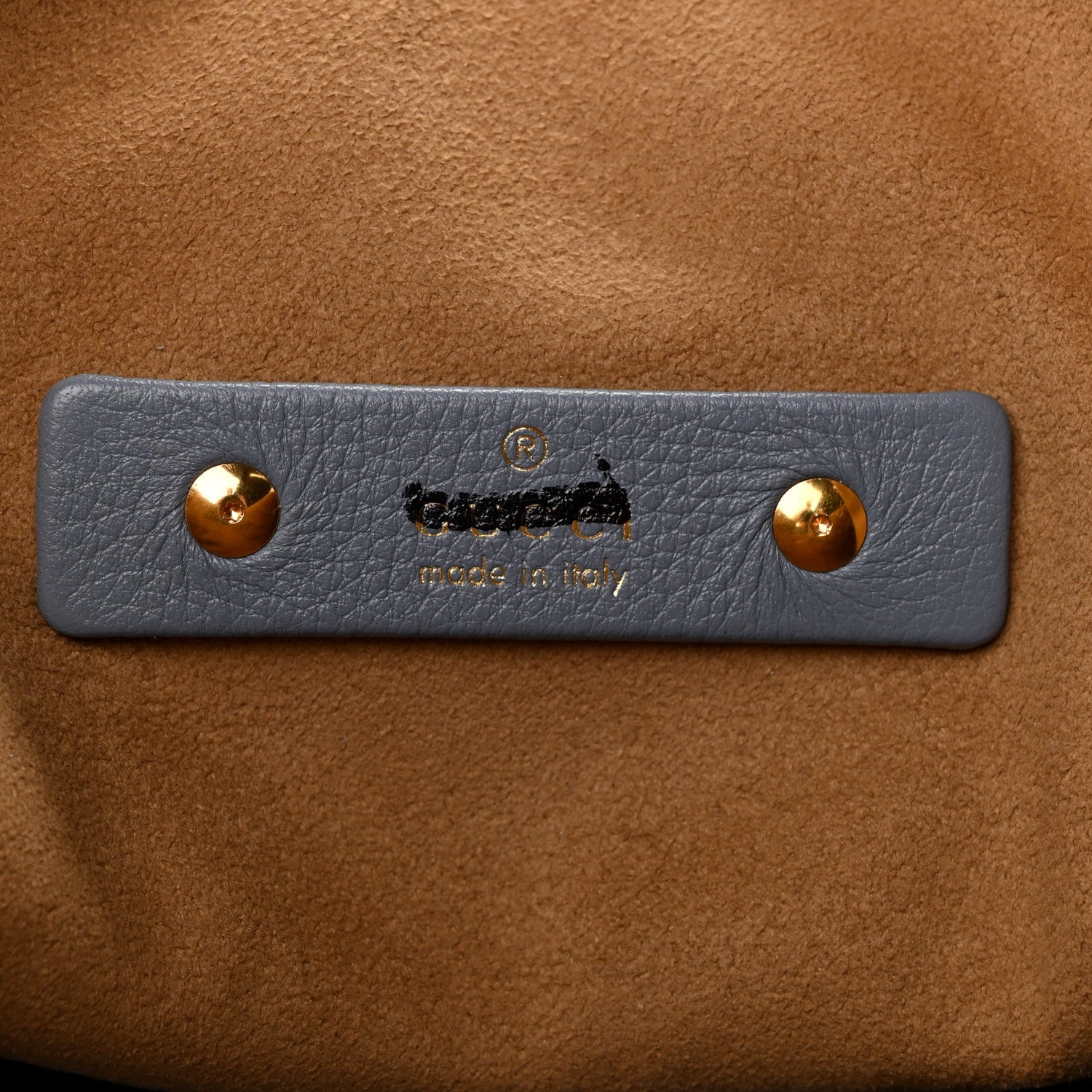 Gucci Grained Calfskin Softbit Medium Shoulder Bag Dusty Blue 7 of 11