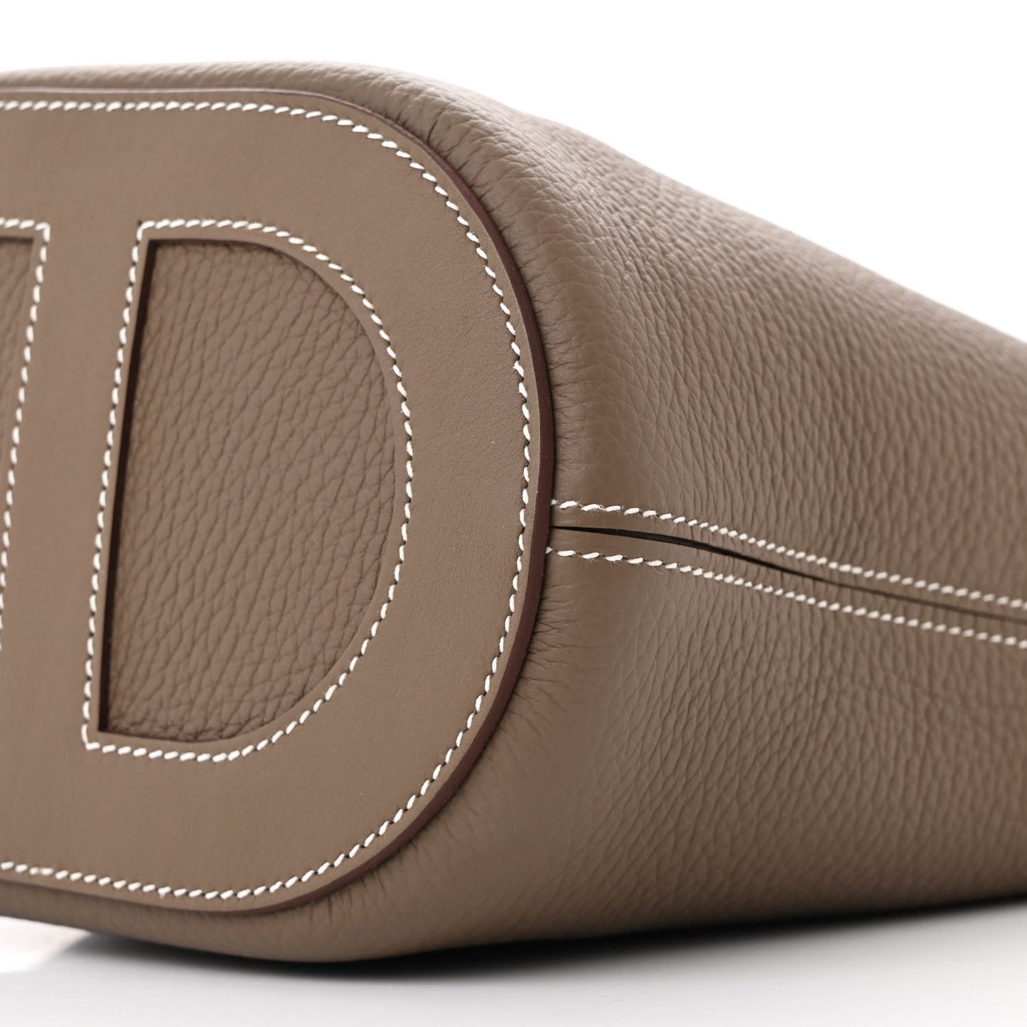 Taurillon Clemence Swift In-The-Loop 18 Bag Etoupe
