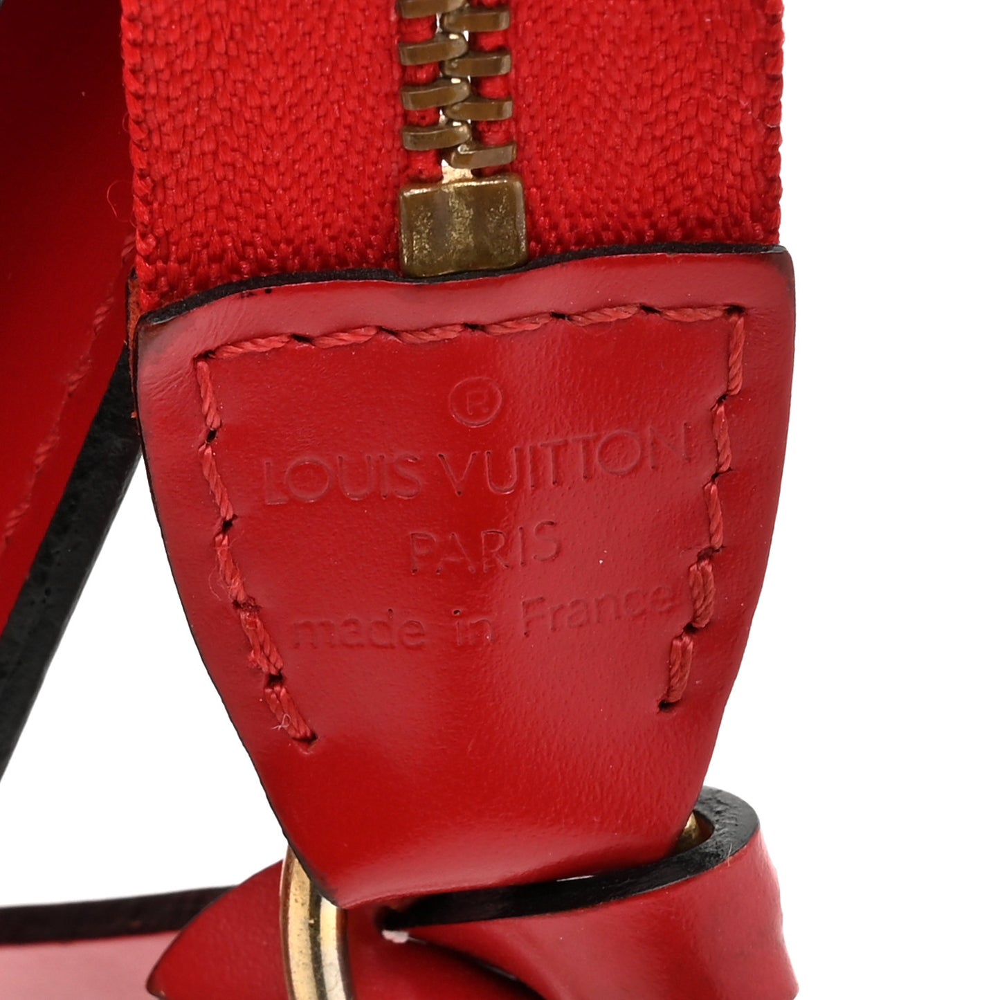 Epi Pochette Accessories 24 Red