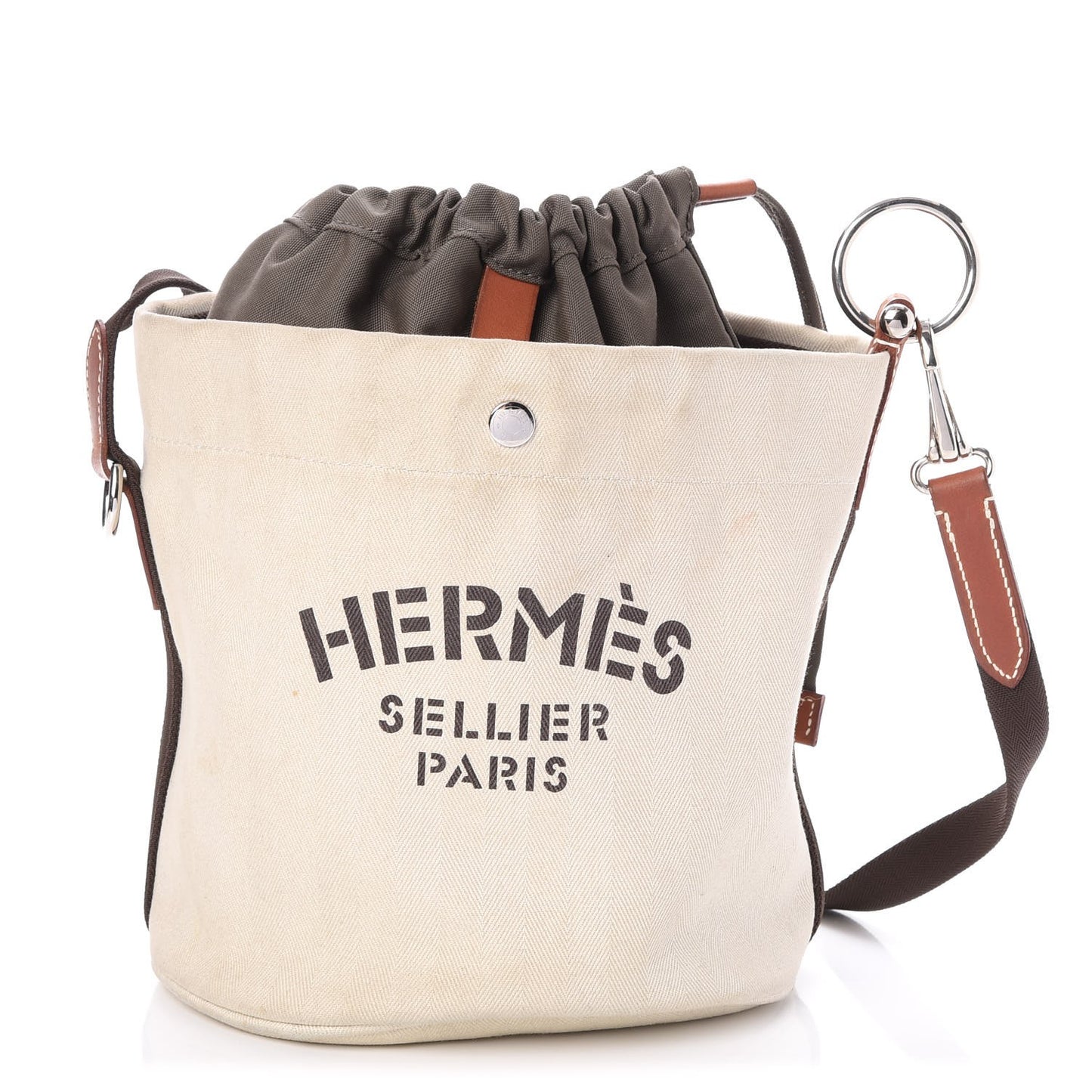 Natural Barenia Toile Sac De Pansage Grooming Bag