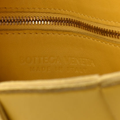 Bottega Veneta Lambskin Maxi Intrecciato Cassette Messenger Buttercup Yellow 6 of 10
