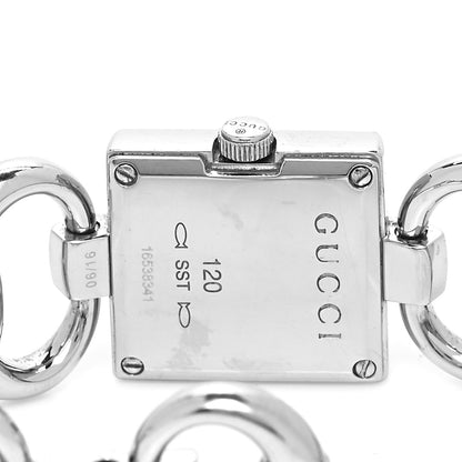 Gucci Stainless Steel Pink Mother of Pearl 19mm Tornabuoni Quartz Watch 4 of 4