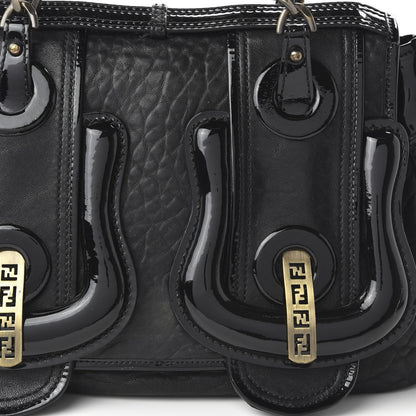 Fendi Nappa Patent B Bag Black 9 of 9
