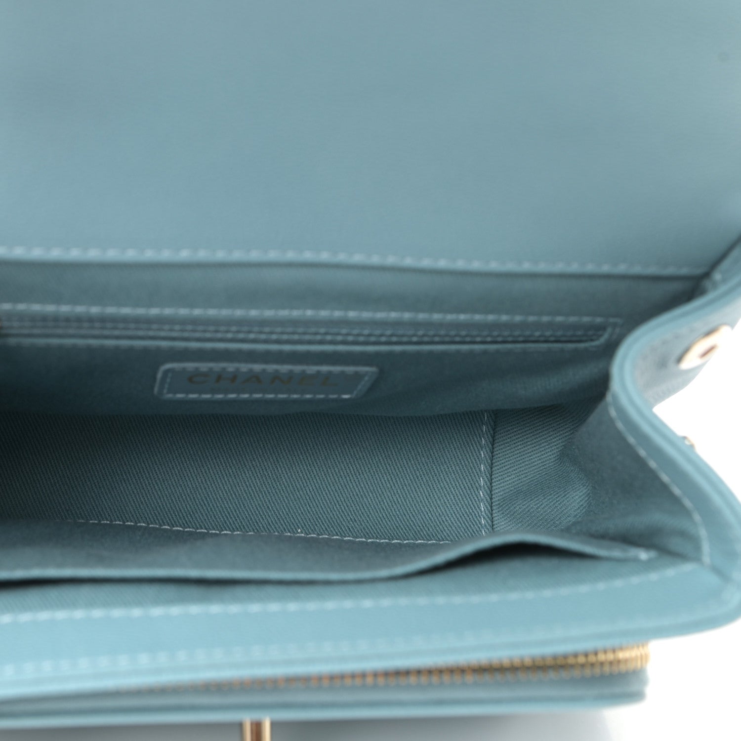 Chanel Caviar Quilted Small Business Affinity Flap Light Blue 5 of 11
