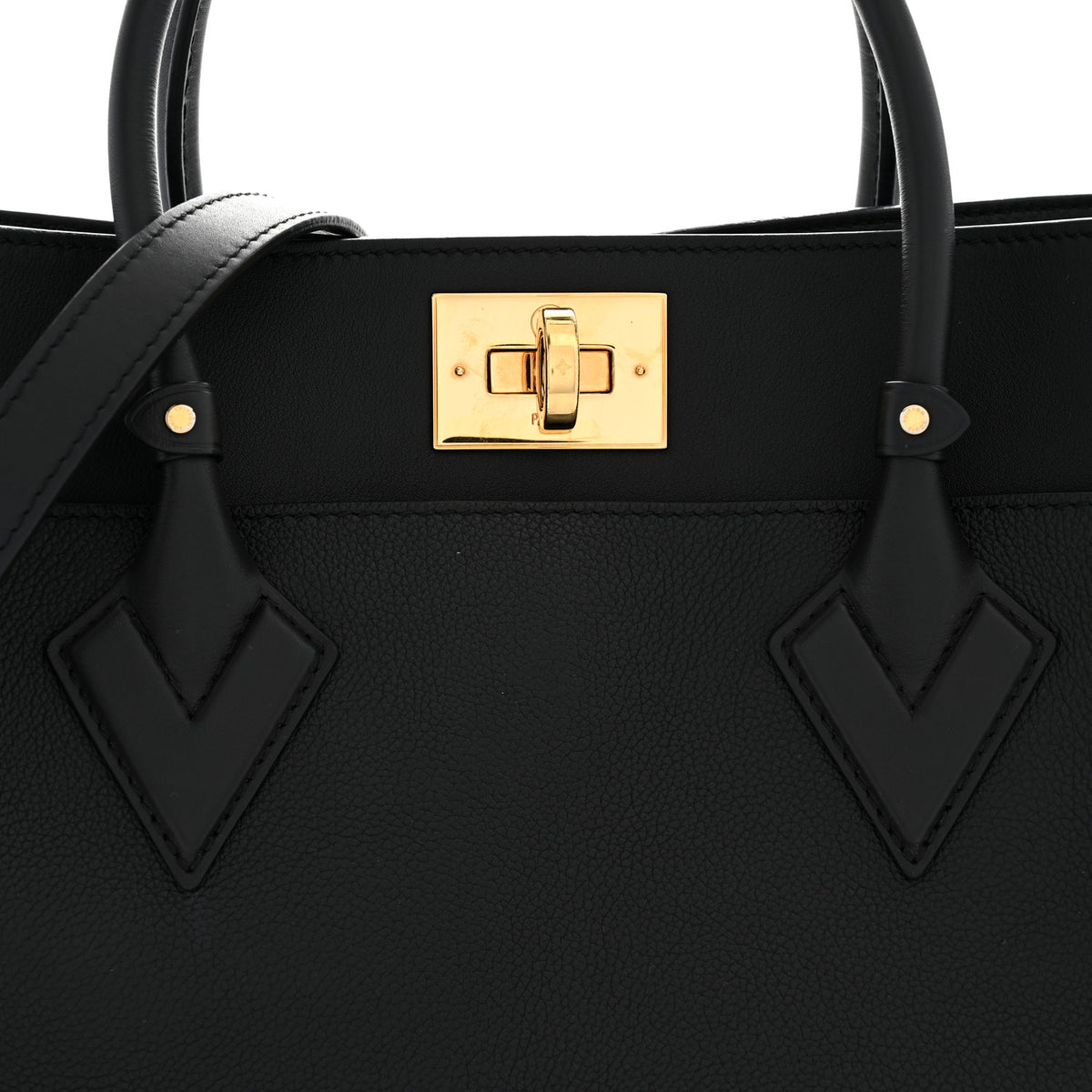 Calfskin Monogram Tufting On My Side Black