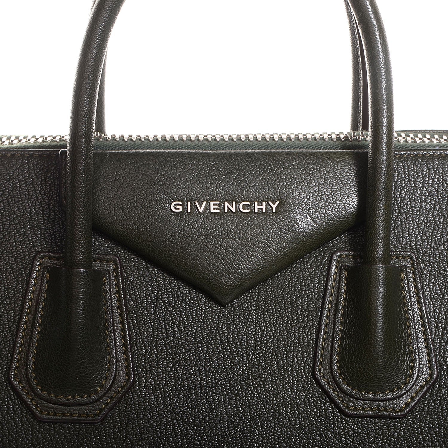Givenchy Sugar Grained Goatskin Medium Antigona Military 3 of 10