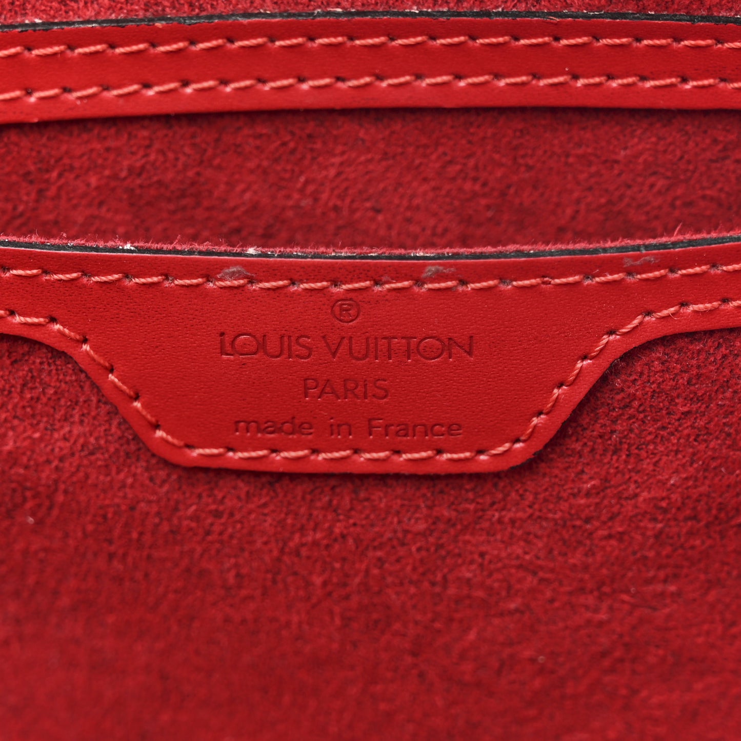 Epi Saint Jacques PM Long Straps Red