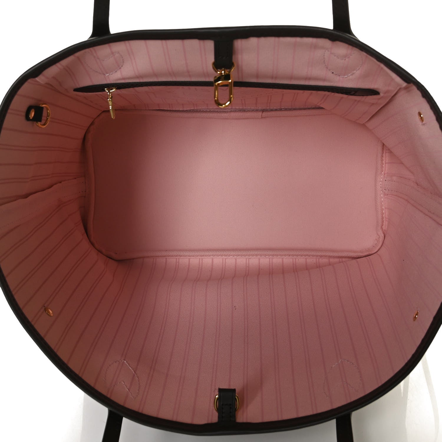 Louis Vuitton Damier Ebene Neo Neverfull MM Rose Ballerine 5 of 10