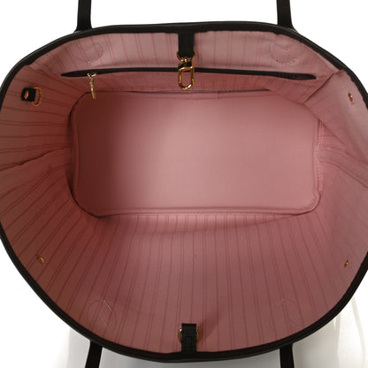 Louis Vuitton Damier Ebene Neo Neverfull MM Rose Ballerine 5 of 10