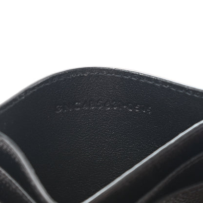 Saint Laurent Grain De Poudre Monogram Credit Card Case Black 7 of 8