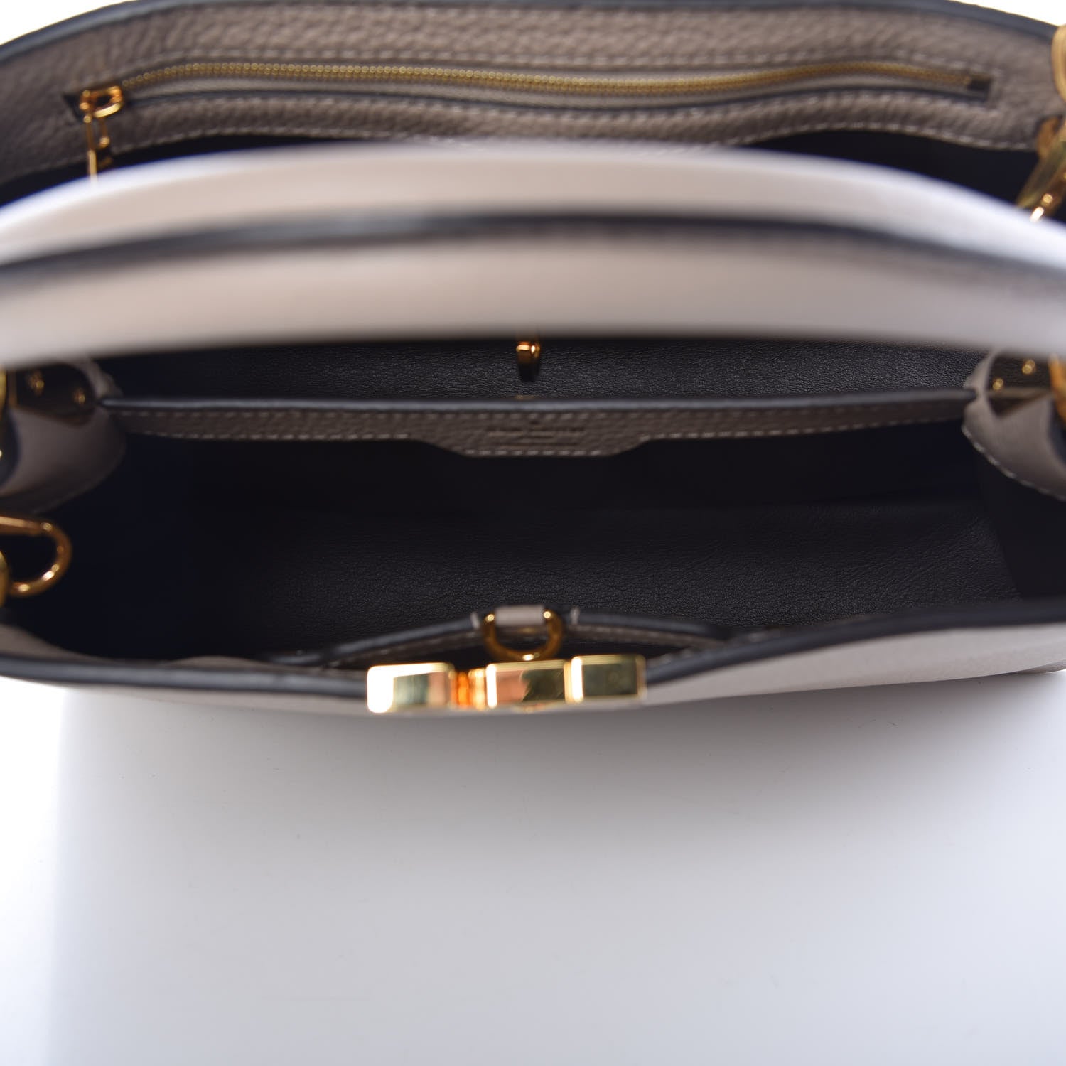 Louis Vuitton Taurillon Capucines PM Galet 6 of 9