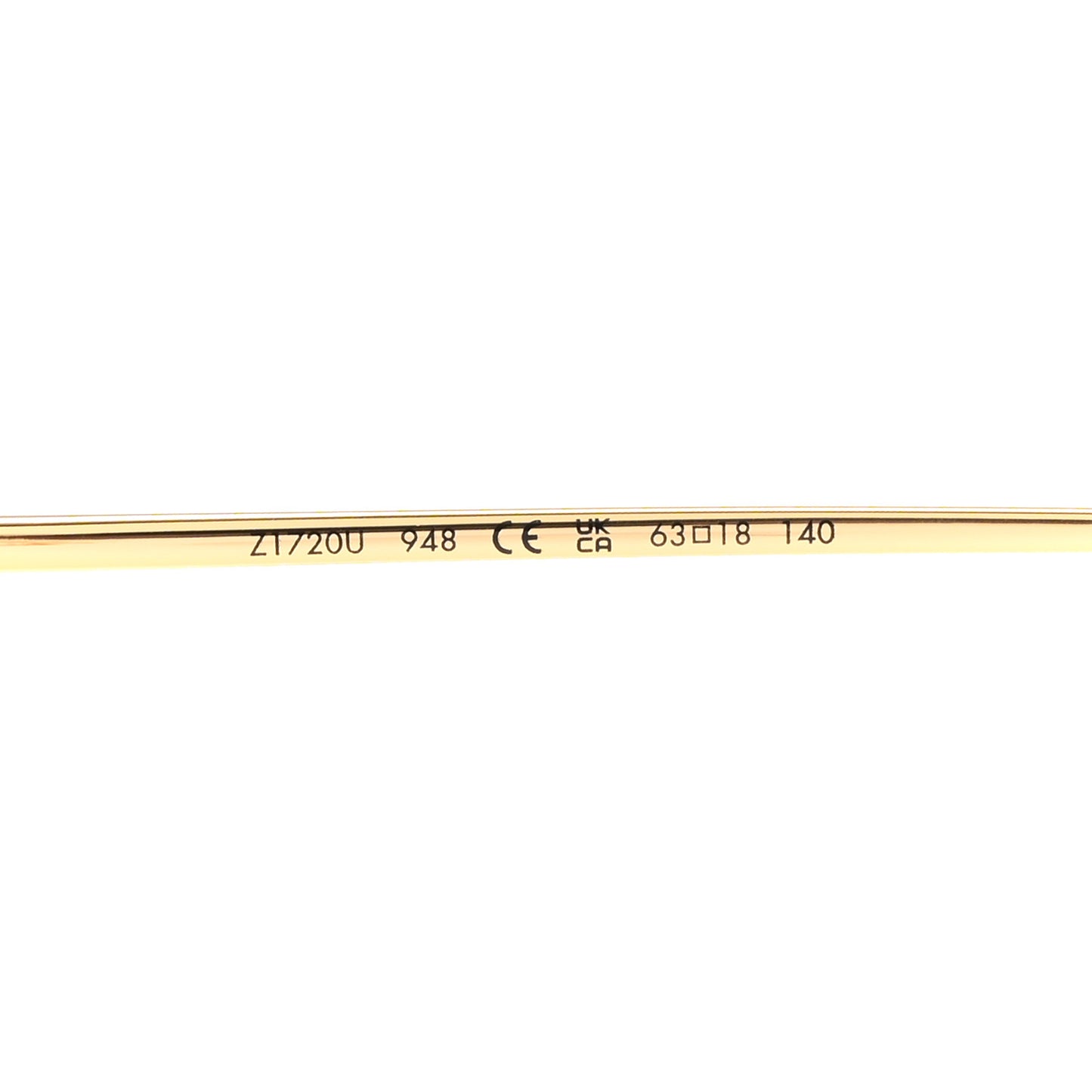 Metal LV Charm Cat Eye Sunglasses Z1720U Gold
