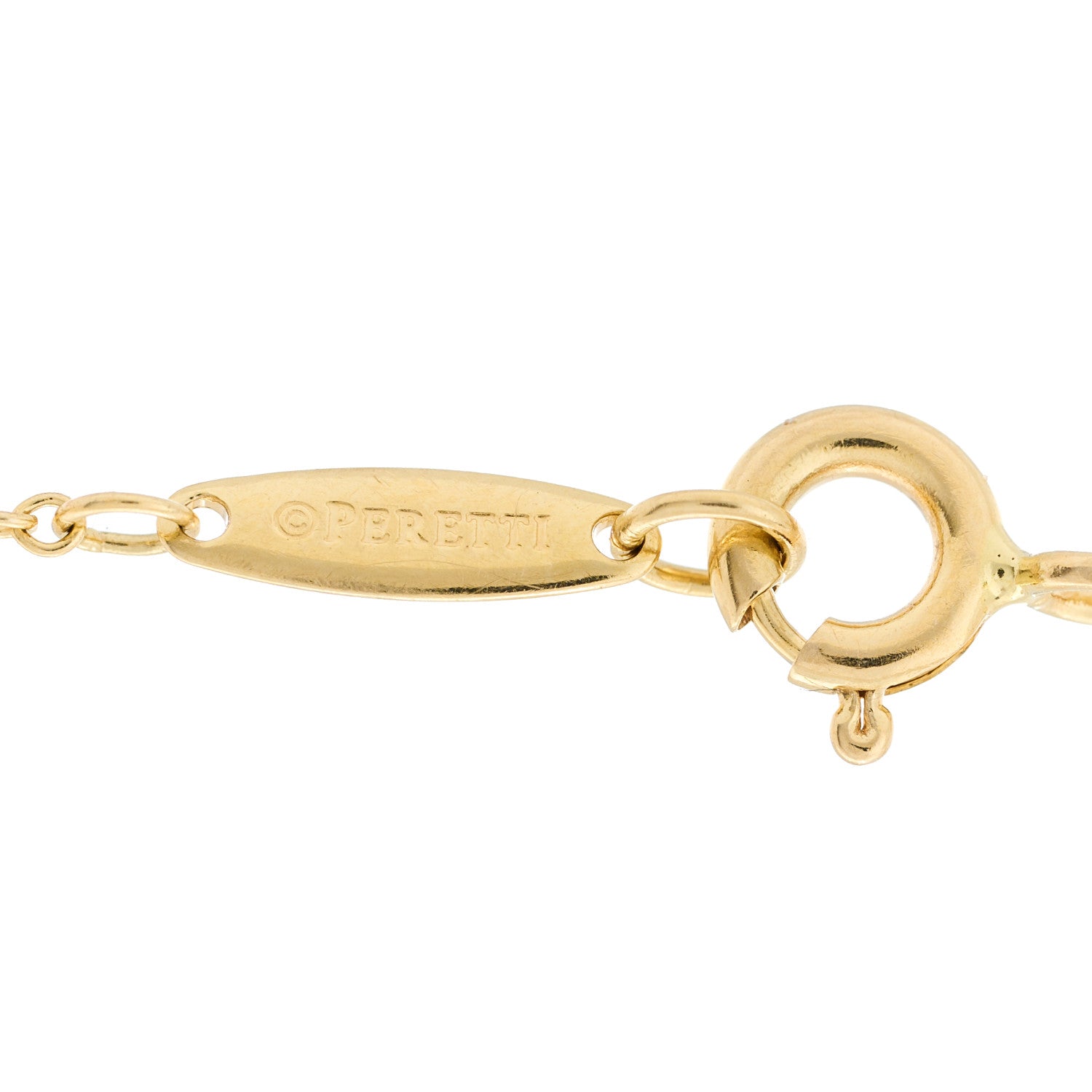 Tiffany 18K Yellow Gold Diamond .40ctw Elsa Peretti Diamonds by the Yard Station Bracelet 4 of 4
