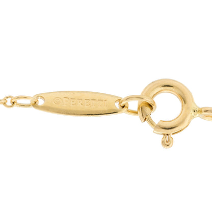 Tiffany 18K Yellow Gold Diamond .40ctw Elsa Peretti Diamonds by the Yard Station Bracelet 4 of 4