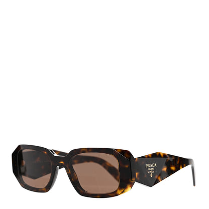Prada Acetate Symbole Sunglasses SPR 17W Havana 1 of 7
