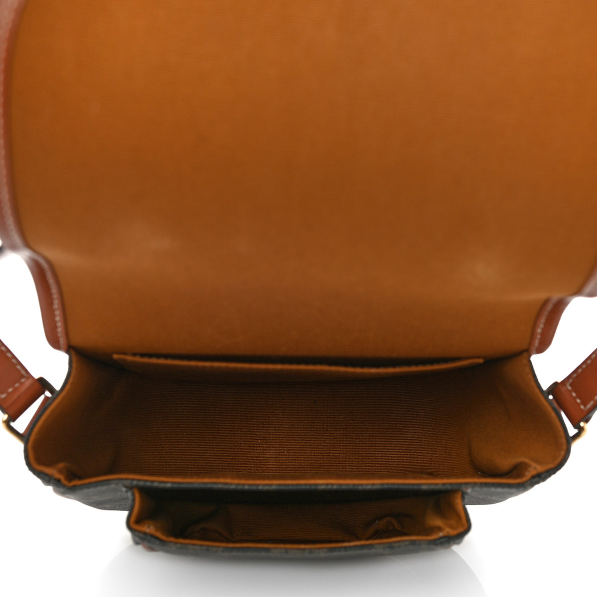 Triomphe Canvas Medium Folco Bag Tan