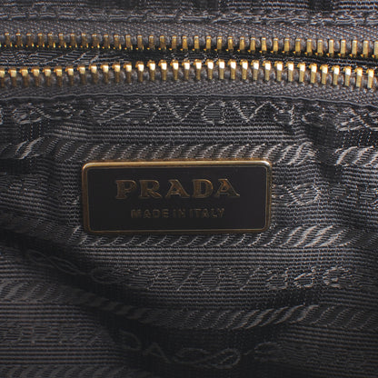 Prada Saffiano Lux Boston Metal Oro 6 of 8