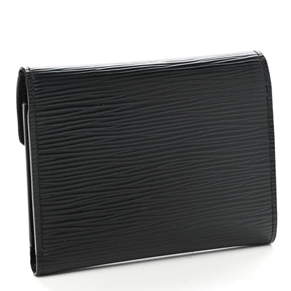 Louis Vuitton Epi Victorine Wallet Black 3 of 7