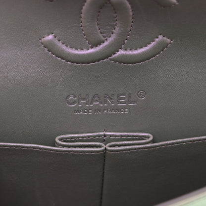 Chanel Iridescent Calfskin Quilted Small Double Flap Light Purple 7 of 12