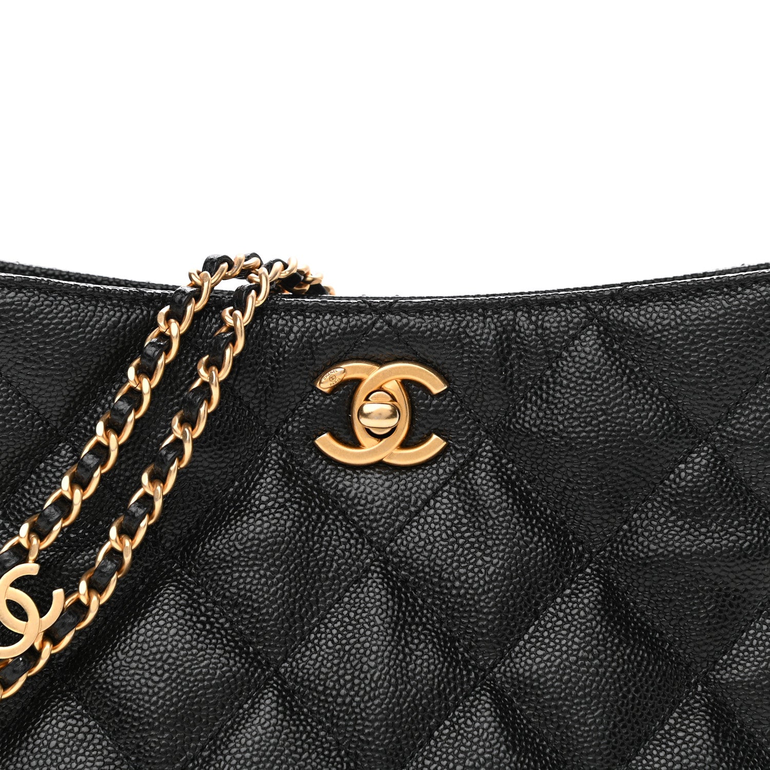 Chanel Caviar Quilted Small Pick Me Up Hobo Black 11 of 12