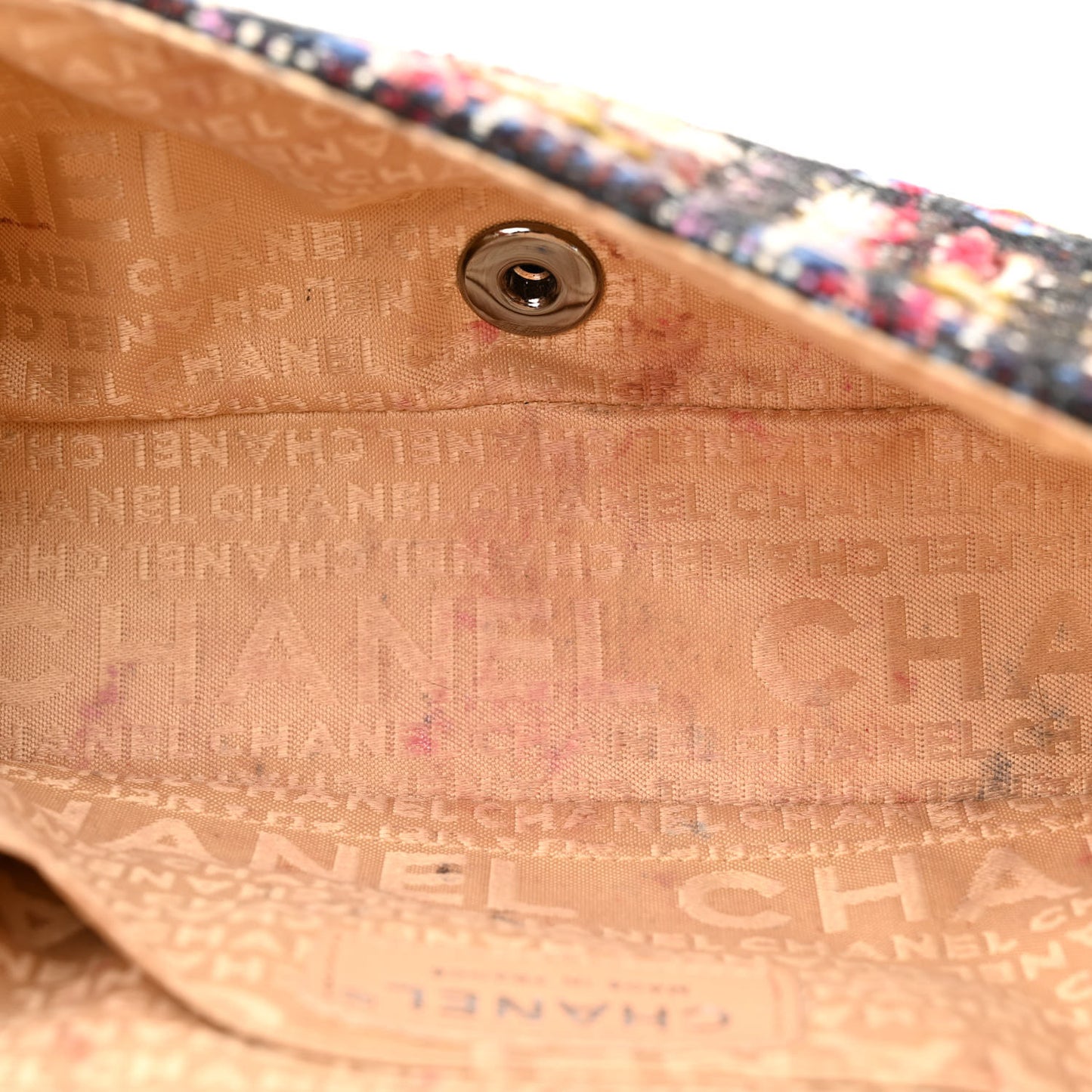 Tweed Sequin Small Fantasy Single Flap Multicolor