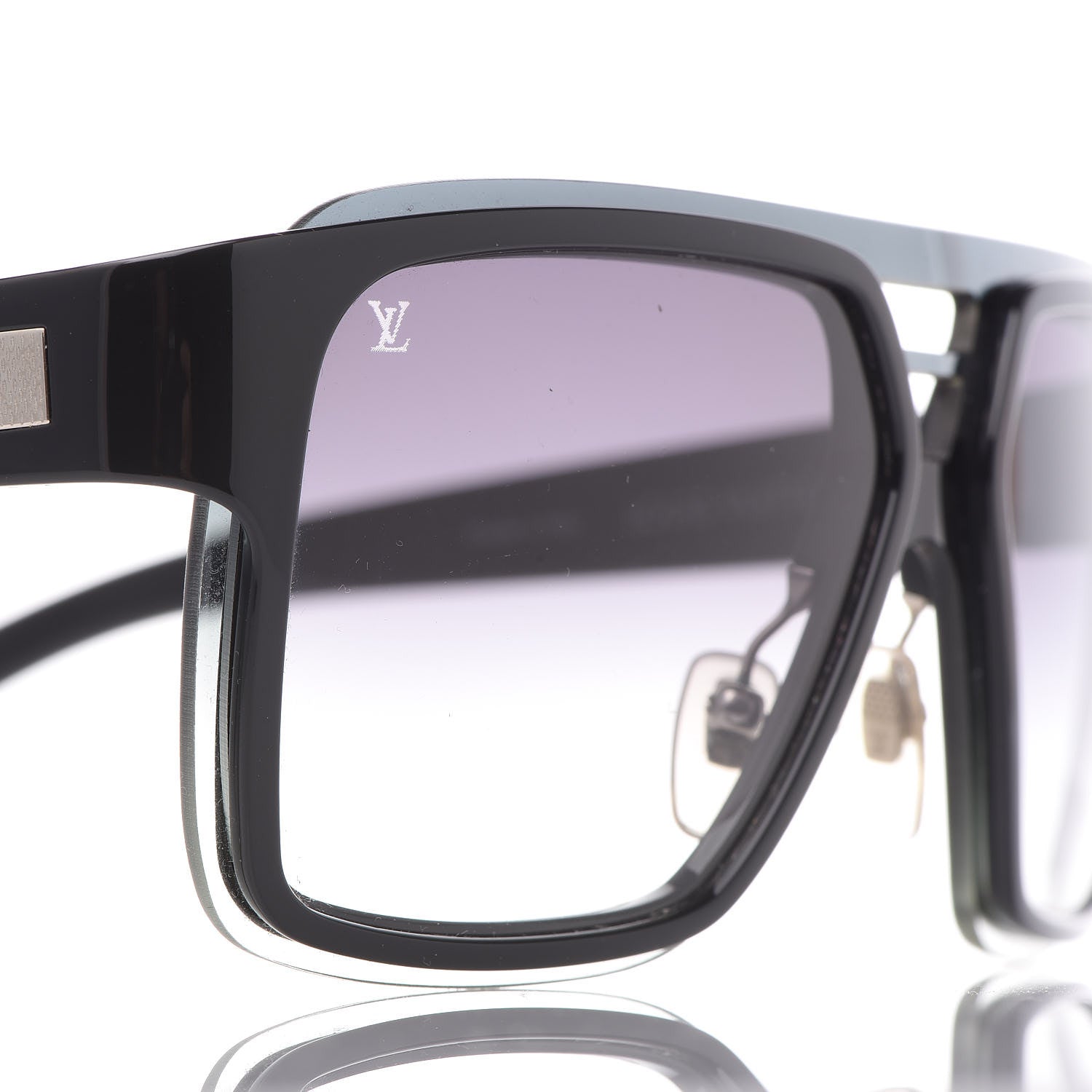 Louis Vuitton Acetate Enigme GM Sunglasses Z0361U Black 7 of 8