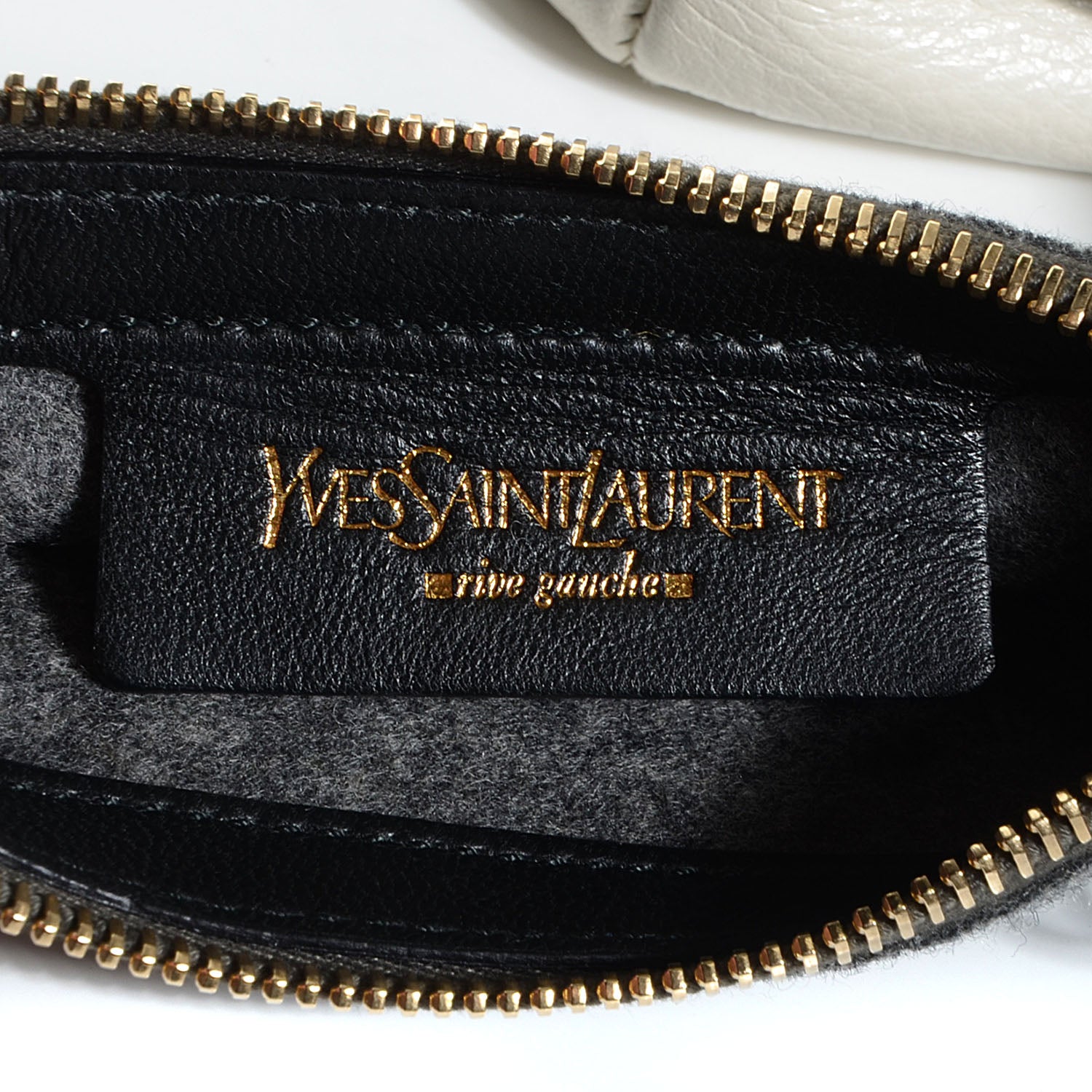 Saint Laurent Leather Overseas Faubourg Tote White 6 of 8