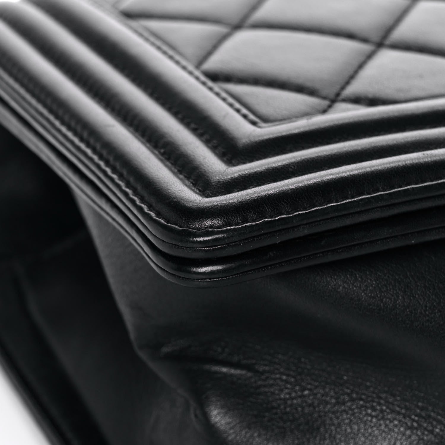 Chanel Lambskin Quilted Small Boy Flap Black 9 of 16