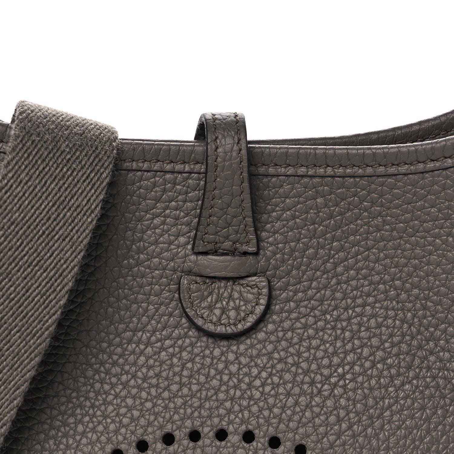 Hermes Taurillon Clemence Evelyne TPM Etain 9 of 10