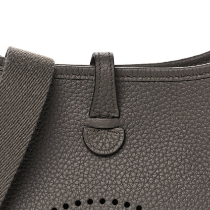 Hermes Taurillon Clemence Evelyne TPM Etain 9 of 10