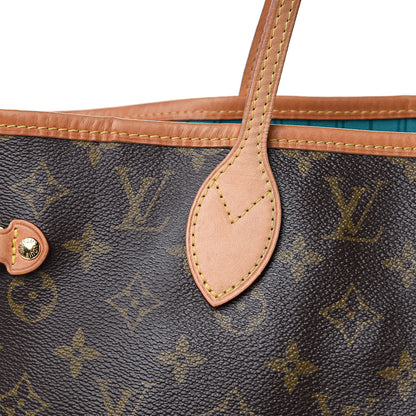 Louis Vuitton Monogram V Neverfull MM Turquoise 13 of 17