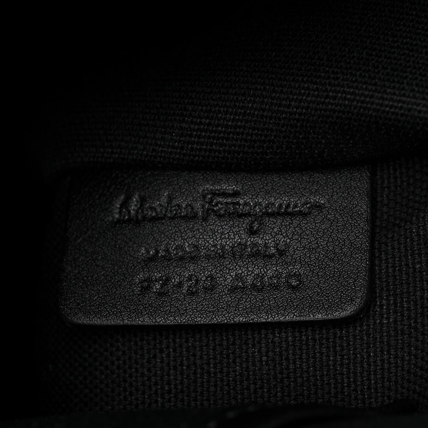 Calfskin Gancini Messenger Bag Black