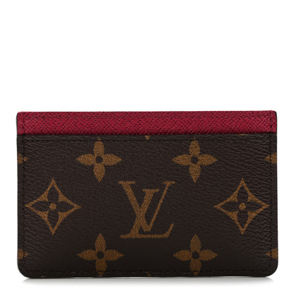 Louis Vuitton Monogram Card Holder Fuchsia 1 of 7