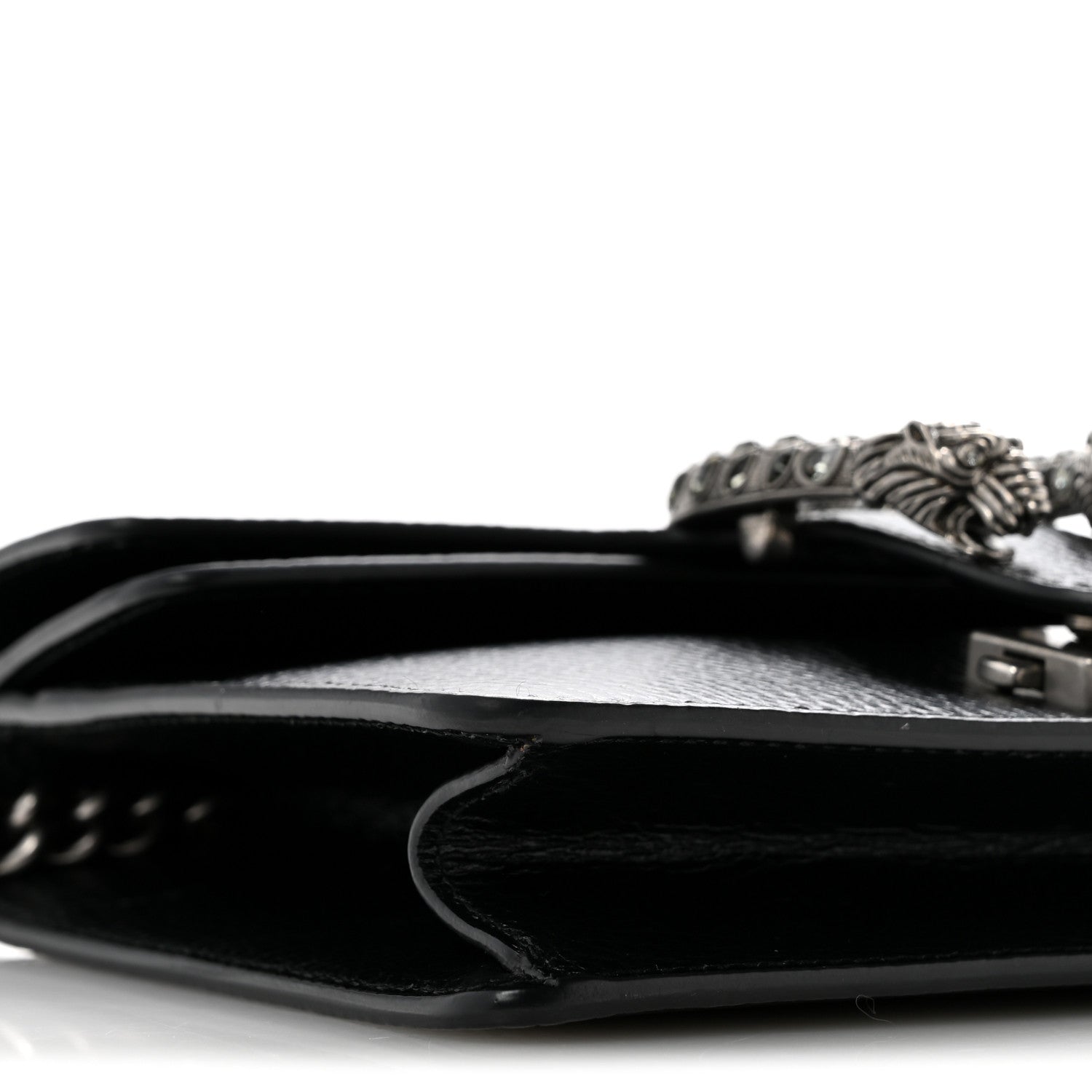 Gucci Calfskin Mini Dionysus Shoulder Bag Black 9 of 14