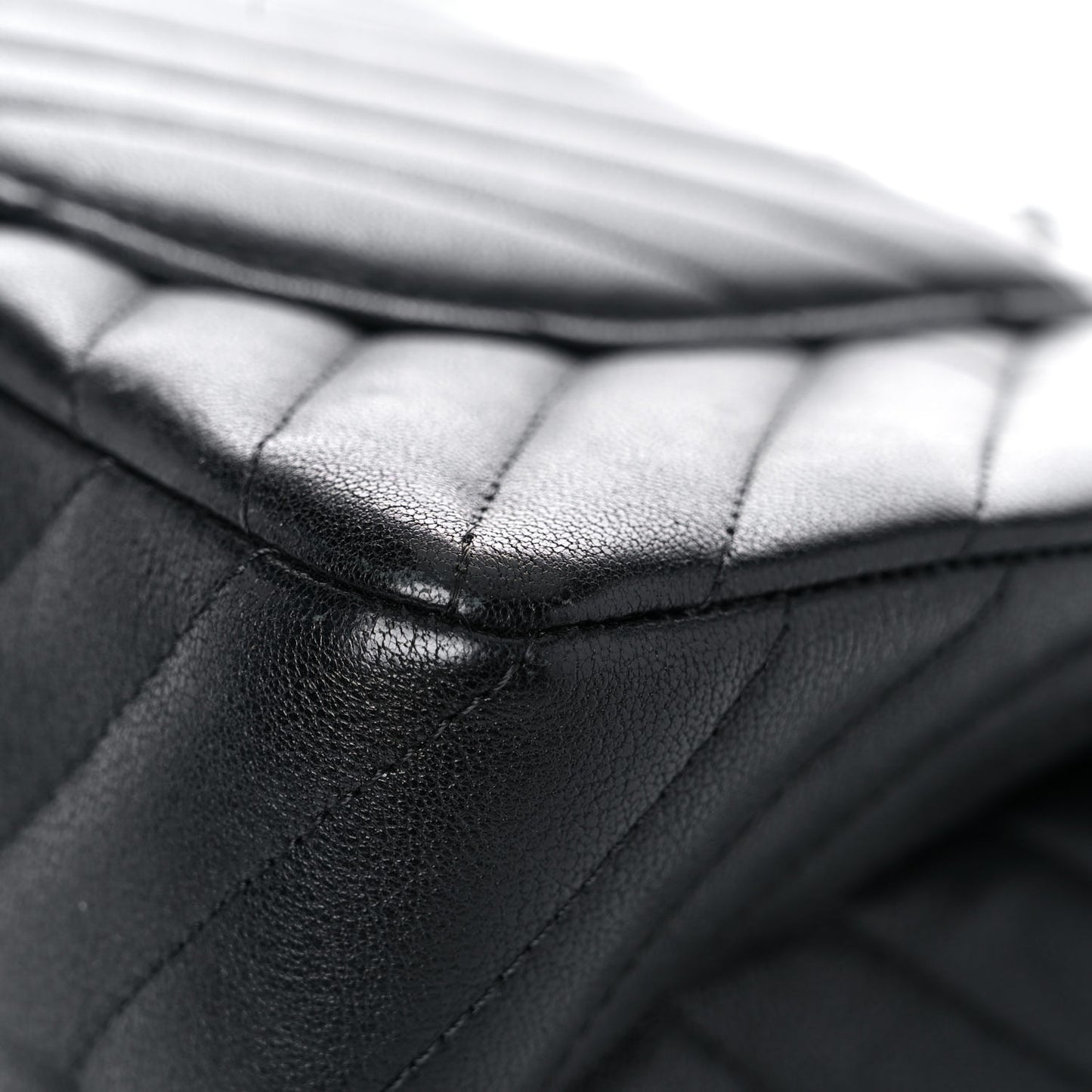 Sheepskin Chevron Quilted 2.55 Reissue 226 Flap So Black