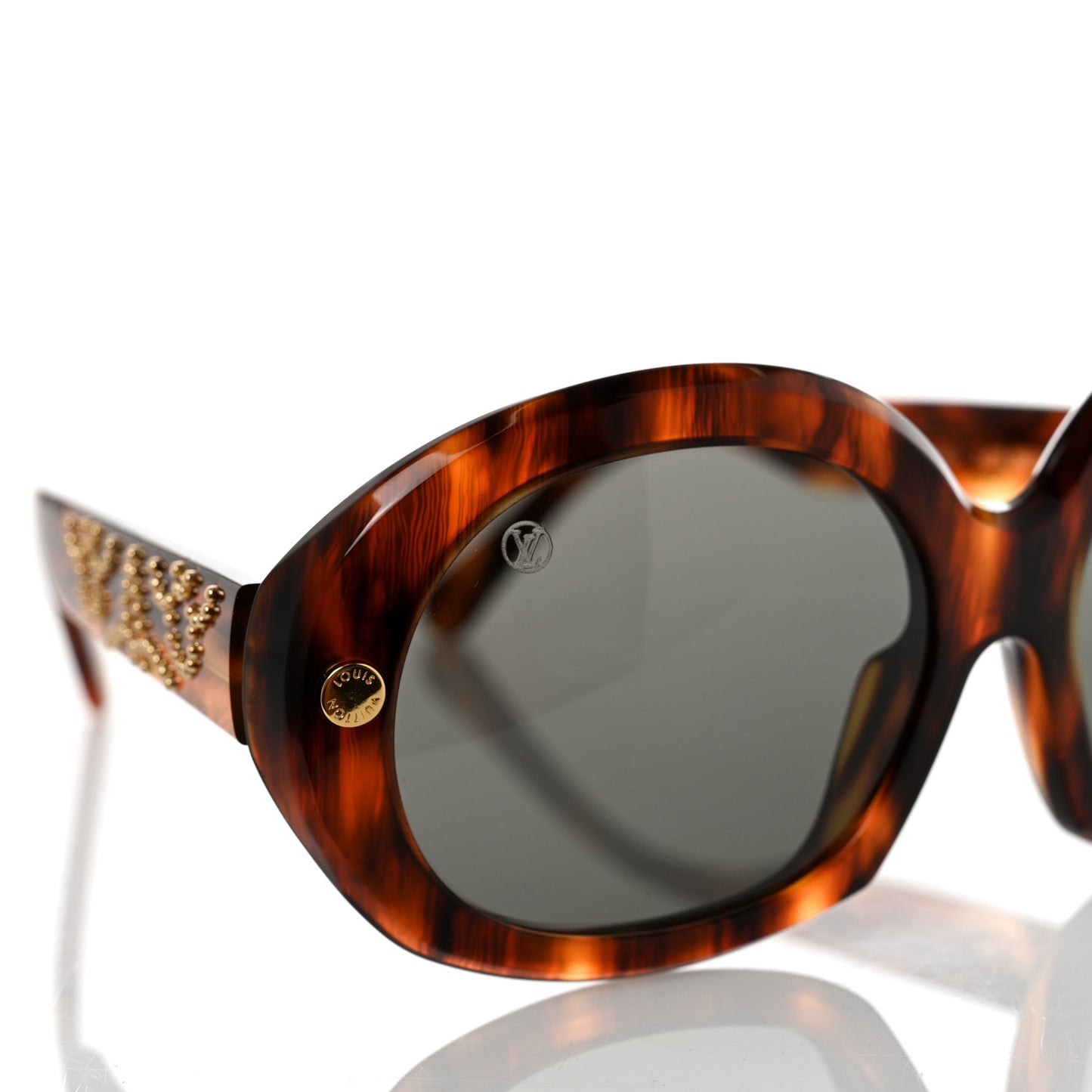 Studded La Piscine Sunglasses Z1050U Tortoise