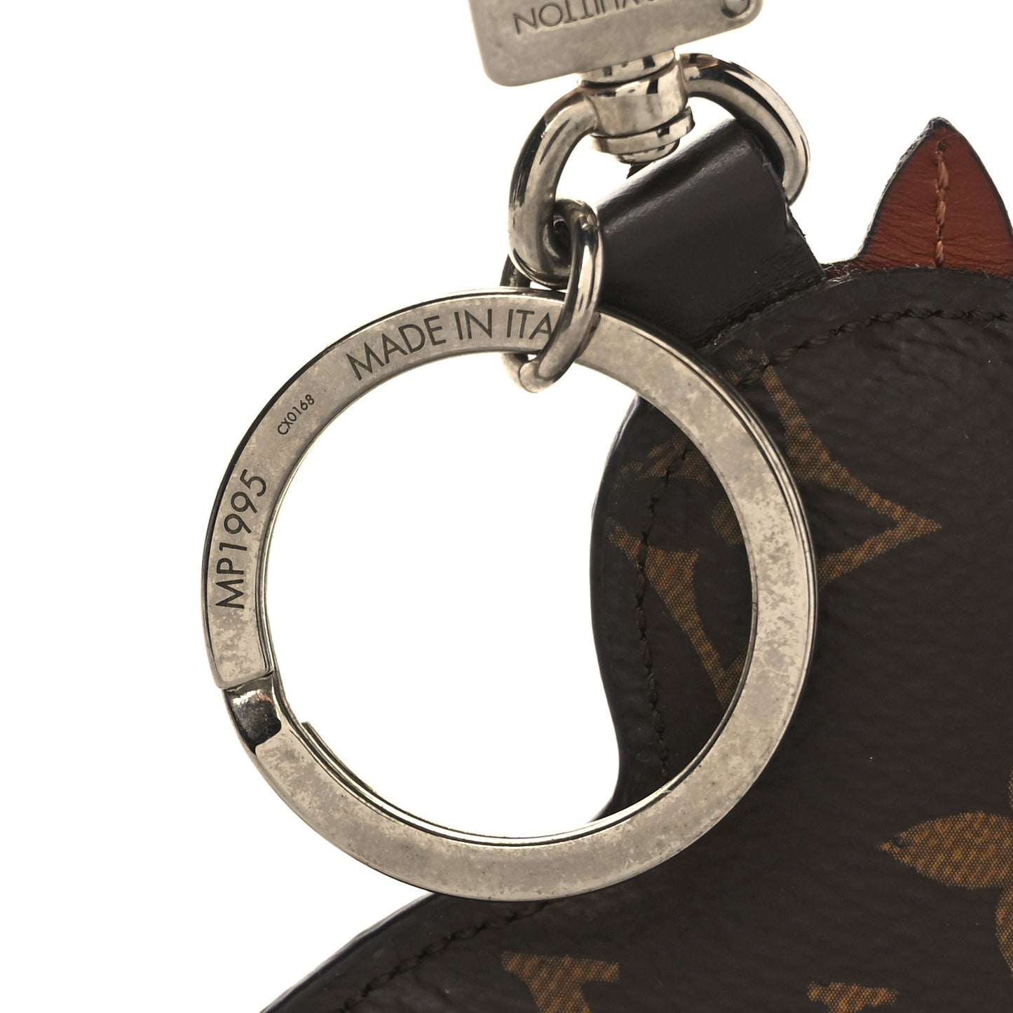 Monogram Dog Bag Charm Key Holder