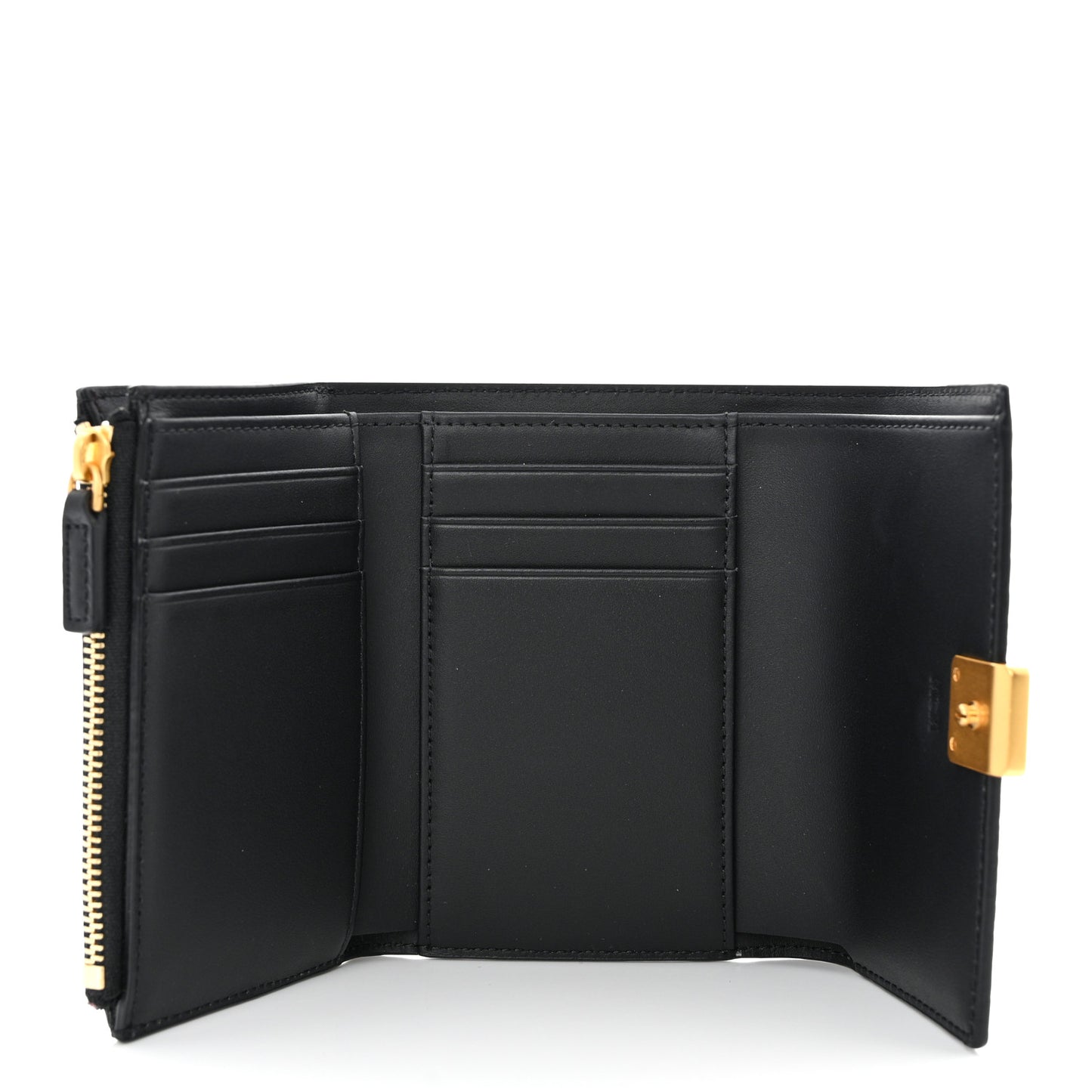 Visetos Small Aren Trifold Wallet Black