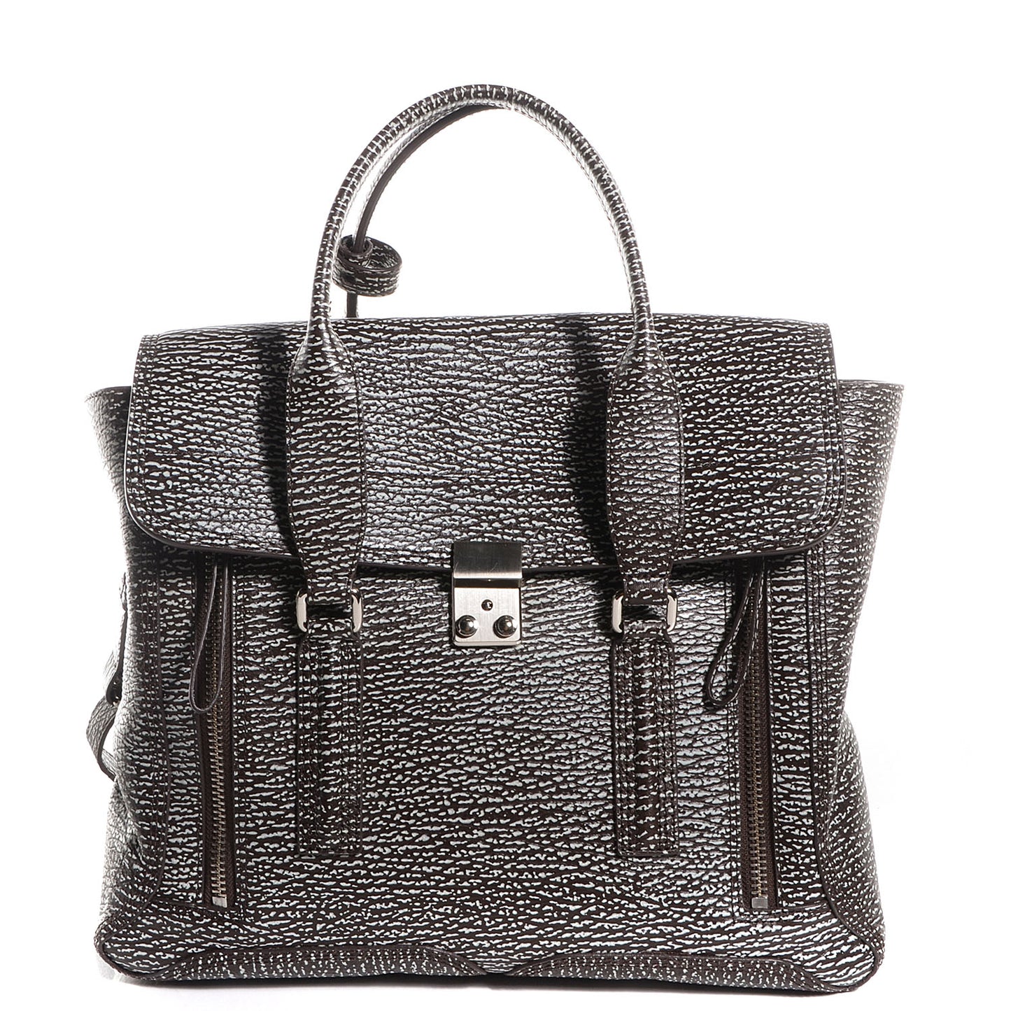 3.1 Large Pashli Satchel Black Cream