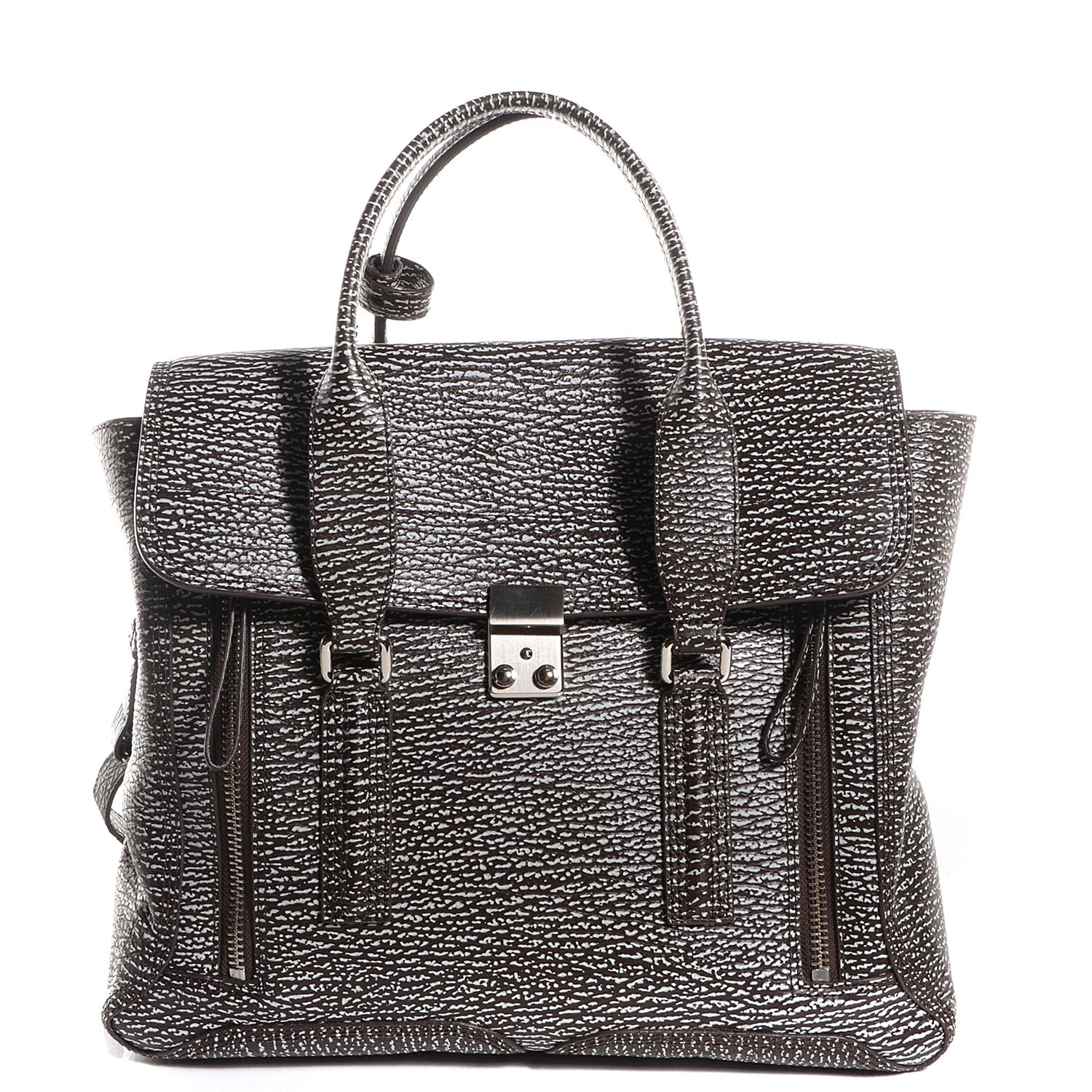 3.1 Phillip Lim 3.1 Large Pashli Satchel Black Cream 1 of 11