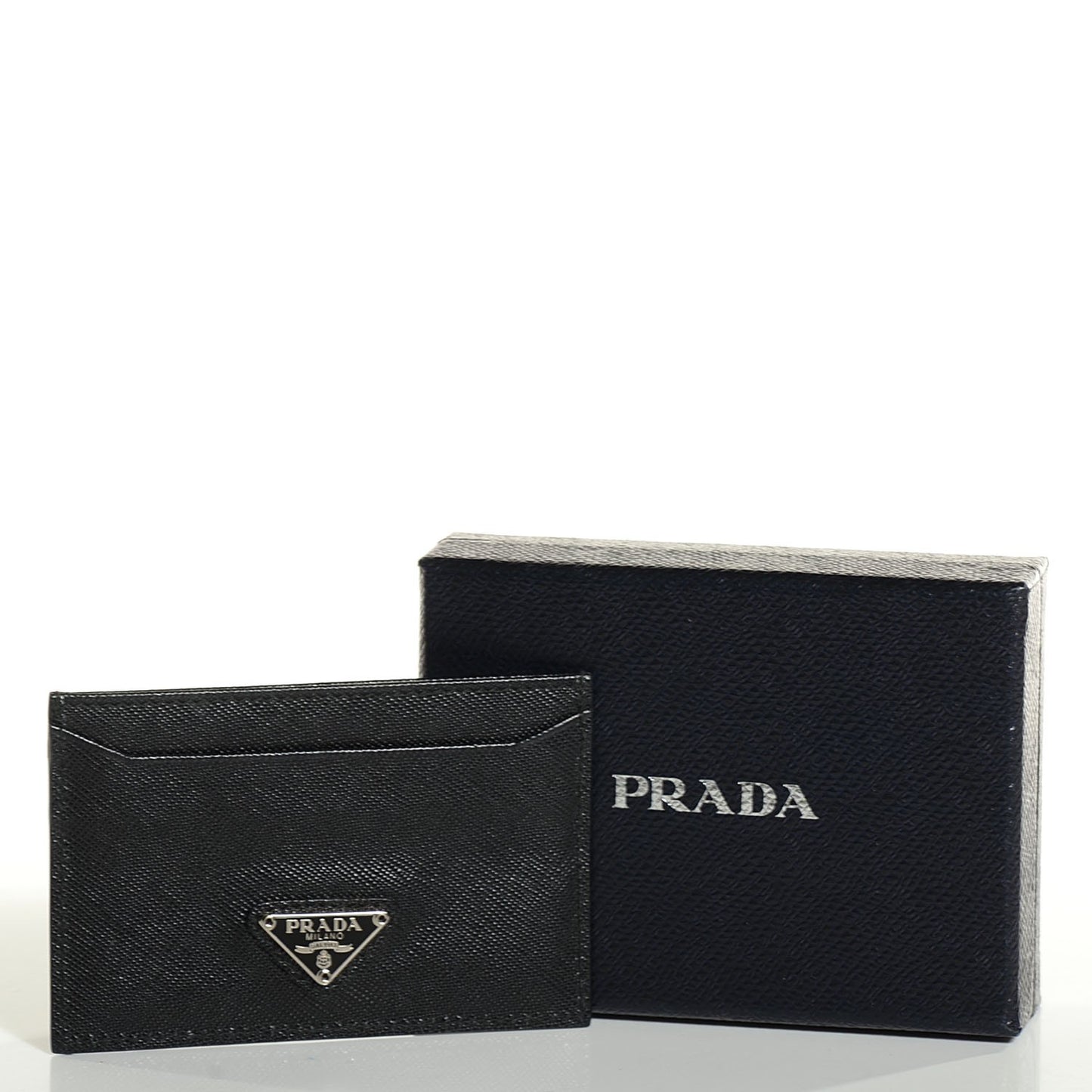Saffiano Card Case Nero Black