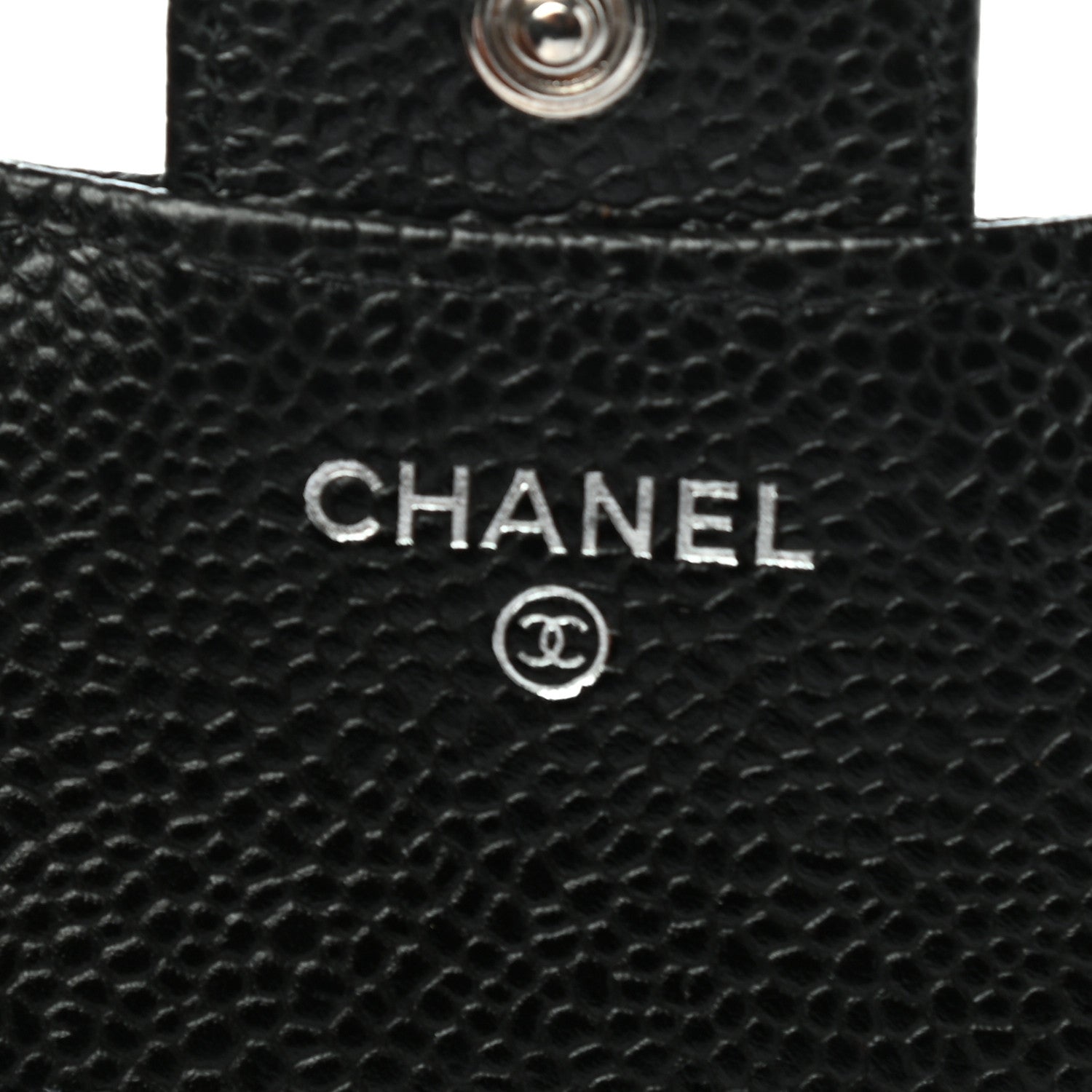 Chanel Caviar Quilted Compact Flap Wallet Black 6 of 9